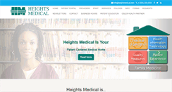 Desktop Screenshot of heightsmedical.com