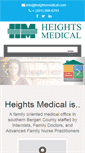 Mobile Screenshot of heightsmedical.com