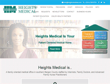 Tablet Screenshot of heightsmedical.com